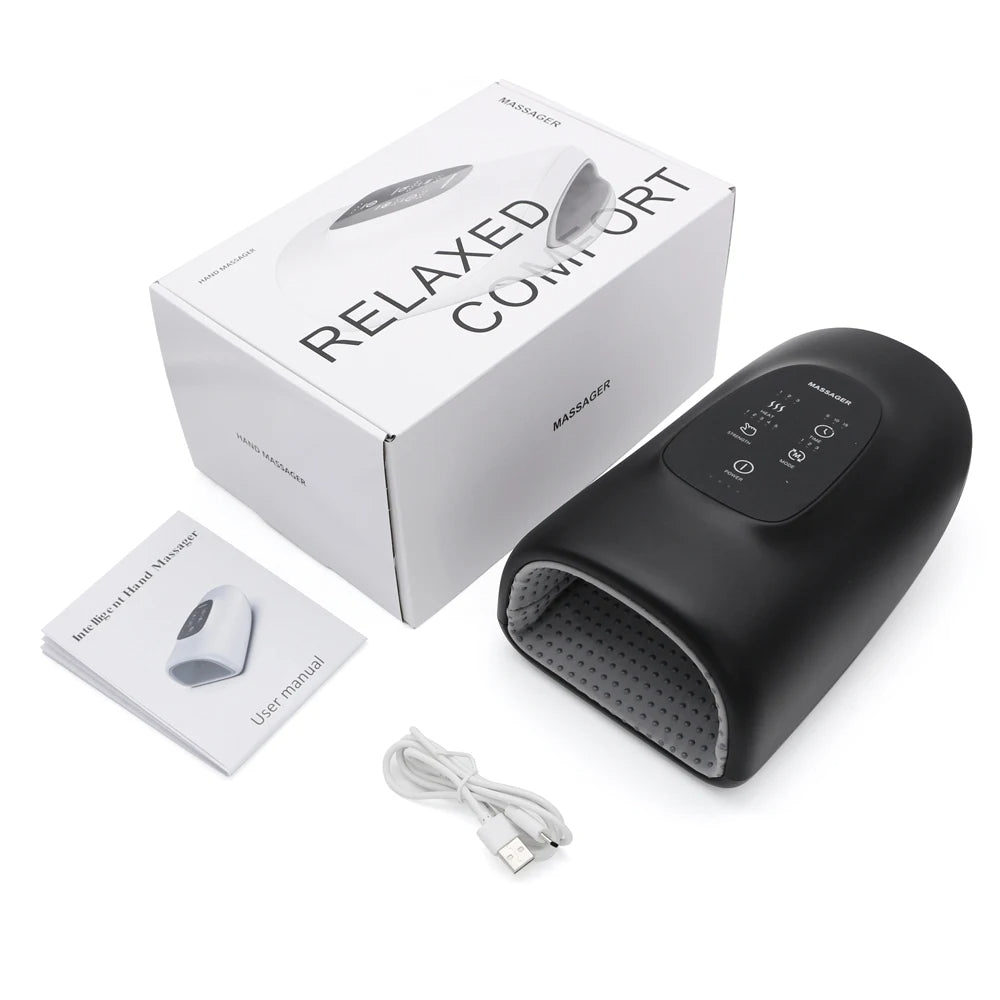 DigiGrip™ Smart Heated Hand & Wrist Massager – Compression Therapy Device with Infrared Heat for Arthritis, Carpal Tunnel & Fatigue Relief