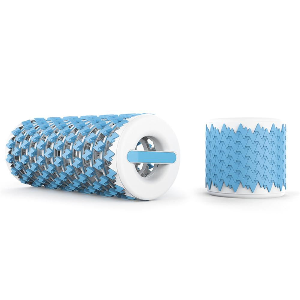 FlexiRoll™ Collapsible Deep-Tissue Foam Roller – Space-Saving Grid Trigger Point Roller for Athletic & Mobility Recovery