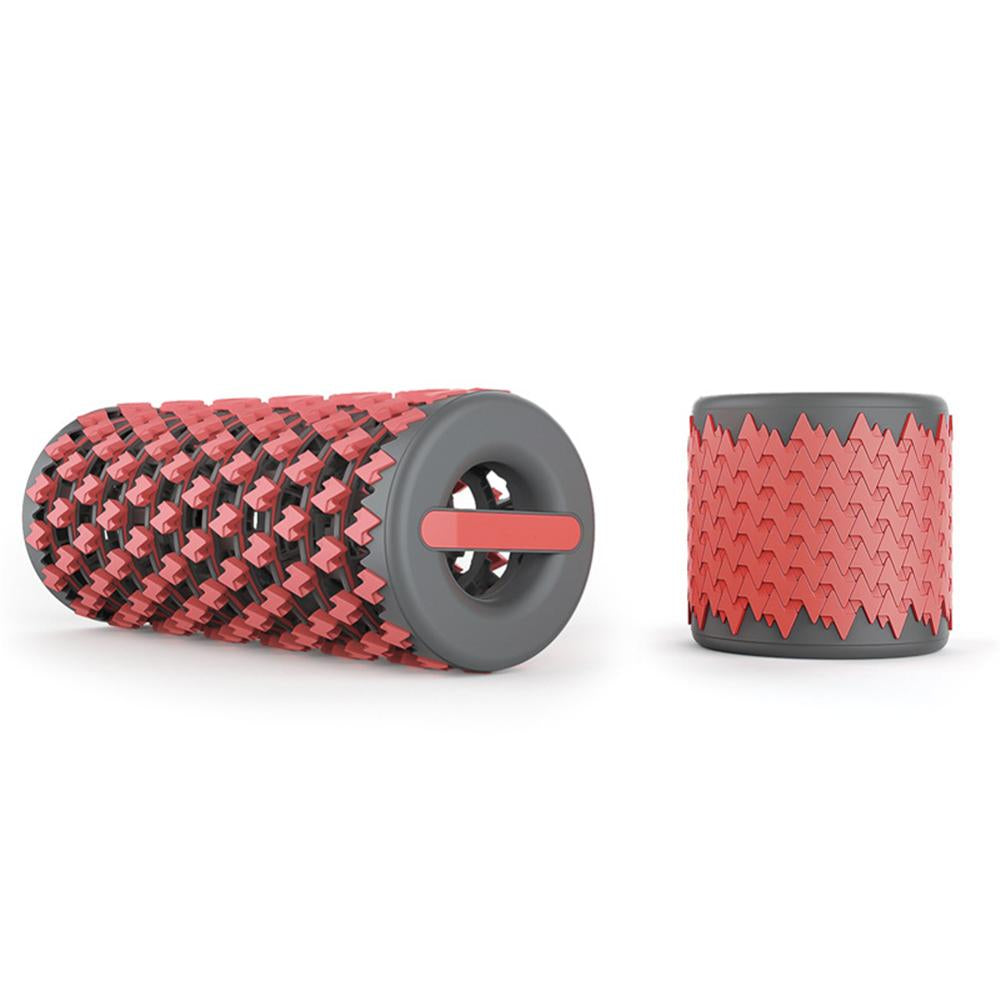 FlexiRoll™ Collapsible Deep-Tissue Foam Roller – Space-Saving Grid Trigger Point Roller for Athletic & Mobility Recovery