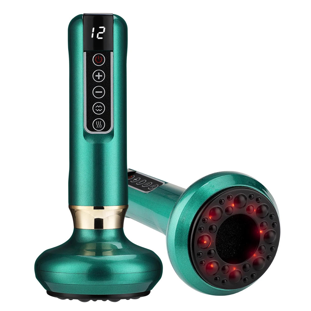 CuppingPulse™ Smart Infrared Recovery Massager – Dynamic Electric Cupping Device with Red Light Therapy