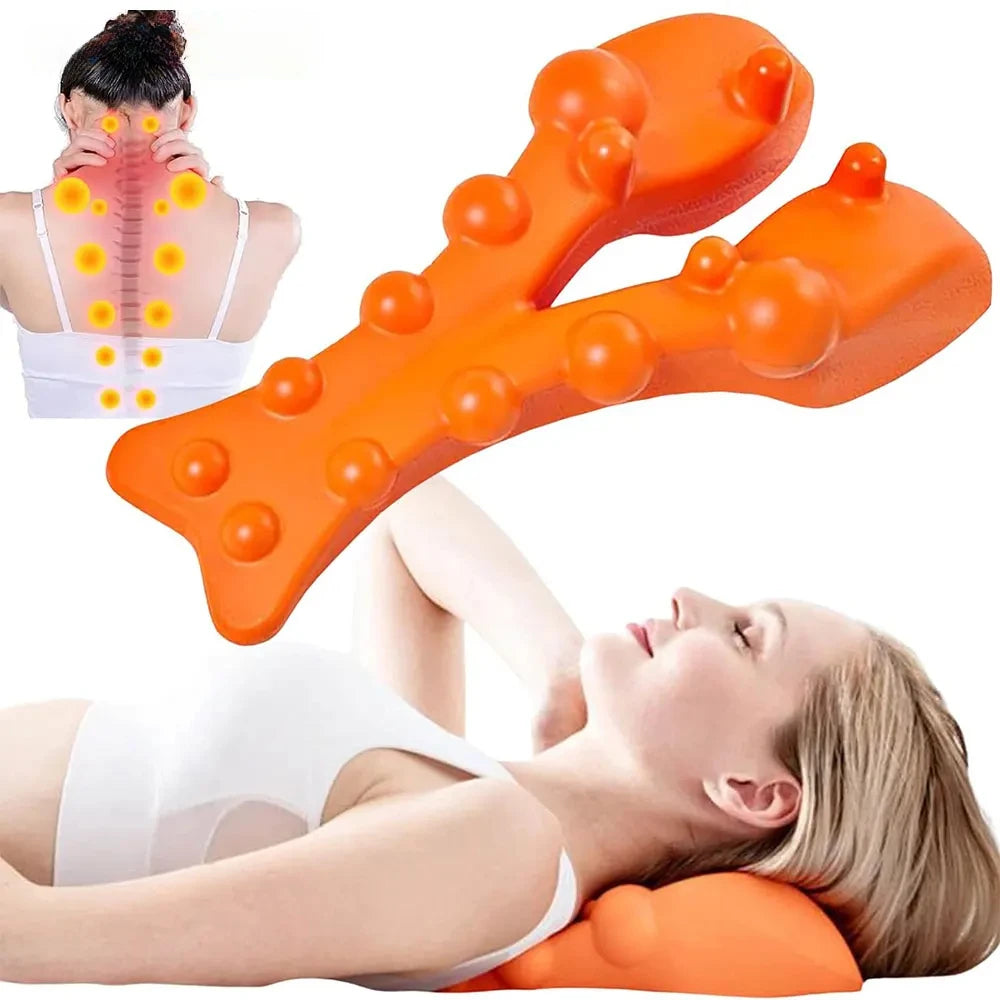 TrapRelease™ Upper Back & Occipital Stretcher – Suboccipital Decompression Base for Shoulder & Tension Headache Relief