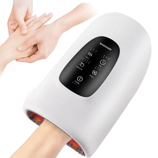 DigiGrip™ Smart Heated Hand & Wrist Massager – Compression Therapy Device with Infrared Heat for Arthritis, Carpal Tunnel & Fatigue Relief