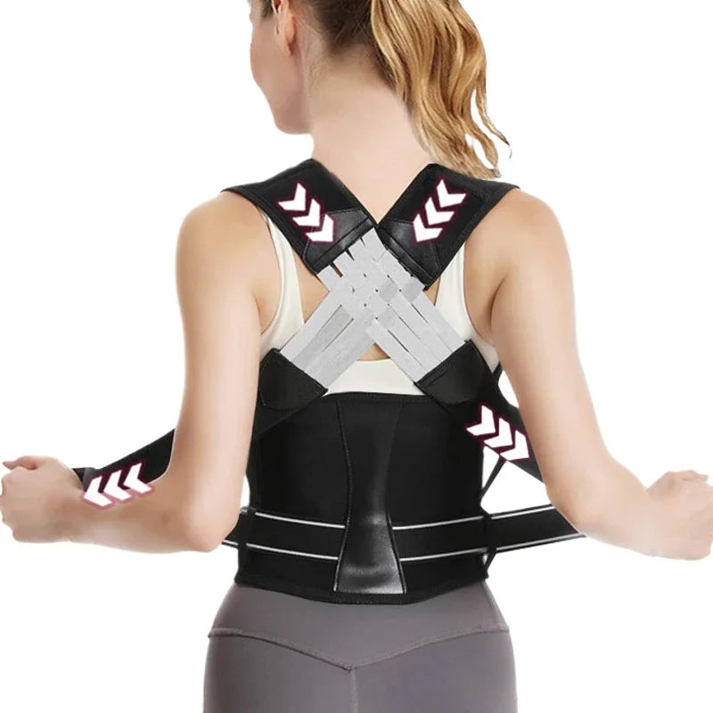 AlignBrace™ Ergonomic Posture Corrector – Adjustable Upper Back & Shoulder Support Clavicle Brace