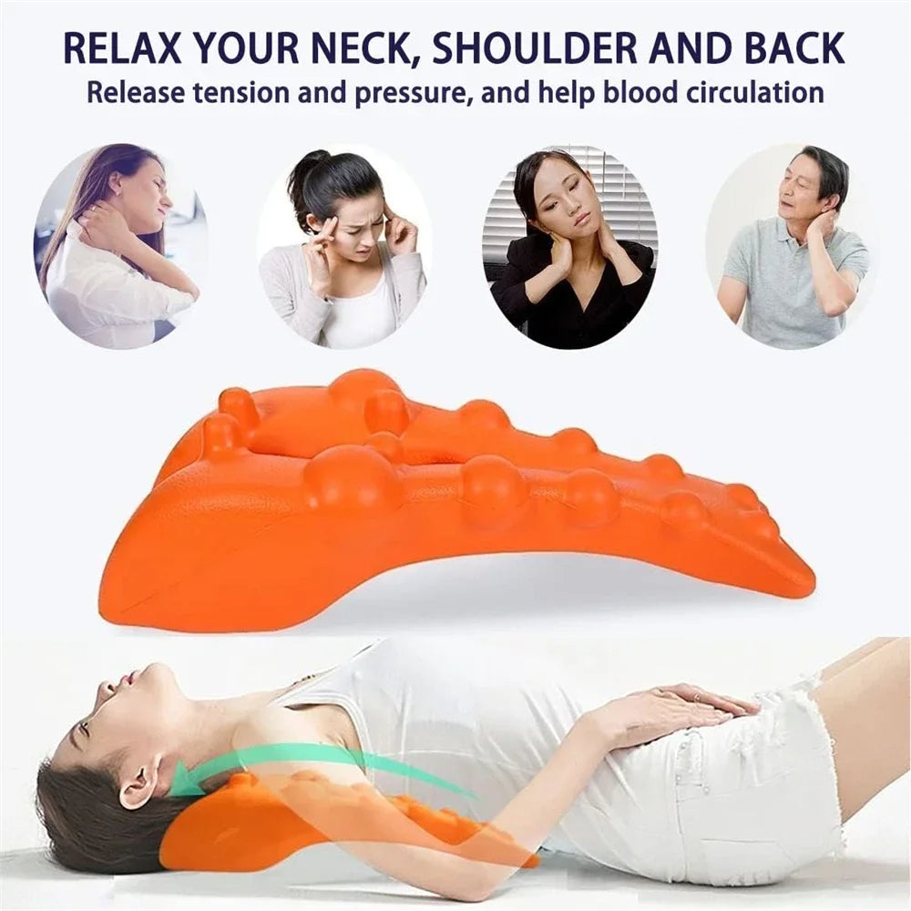 TrapRelease™ Upper Back & Occipital Stretcher – Suboccipital Decompression Base for Shoulder & Tension Headache Relief