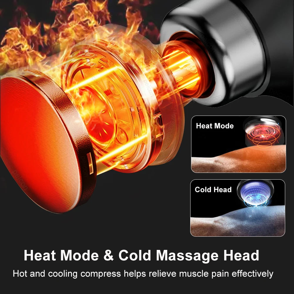 OmniGrip™ 90° Adjustable Percussion Massager – Multi-Angle Deep Tissue Massage Gun for Hard-to-Reach Muscle Recovery