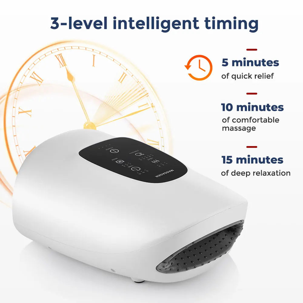 DigiGrip™ Smart Heated Hand & Wrist Massager – Compression Therapy Device with Infrared Heat for Arthritis, Carpal Tunnel & Fatigue Relief