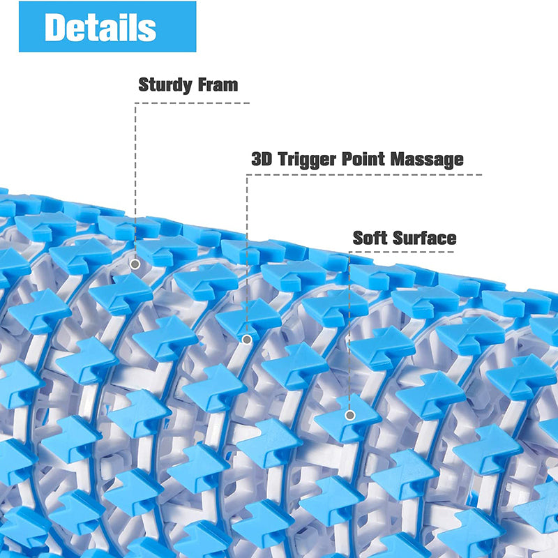 FlexiRoll™ Collapsible Deep-Tissue Foam Roller – Space-Saving Grid Trigger Point Roller for Athletic & Mobility Recovery