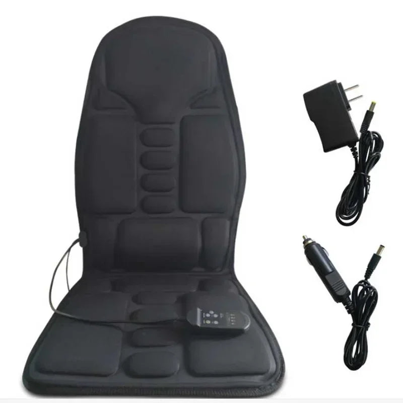 DeskComfort™ Full-Body Heated Massage Seat Pad – Orthopedic Chair Cushion with Targeted Vibration & Thermal Therapy