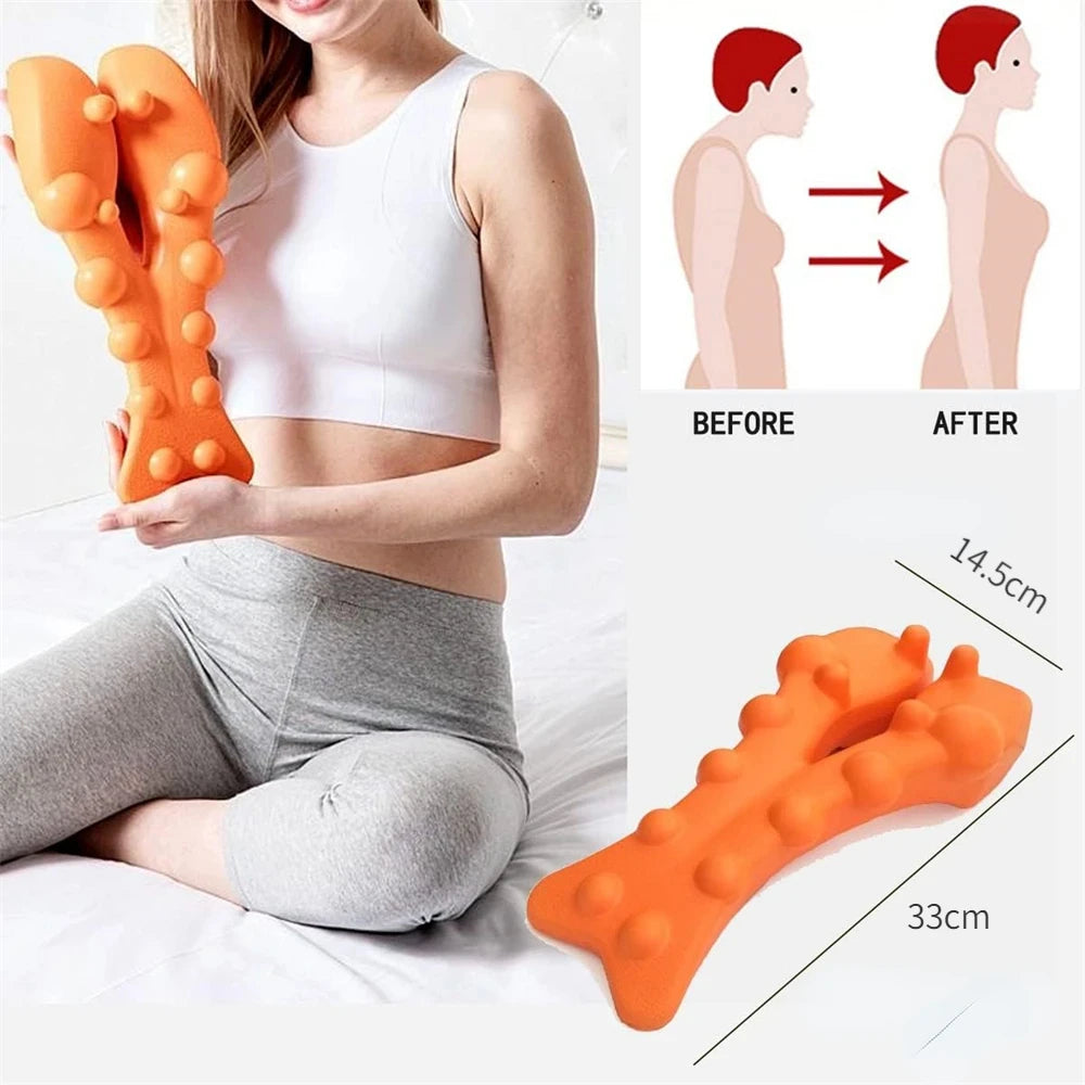 TrapRelease™ Upper Back & Occipital Stretcher – Suboccipital Decompression Base for Shoulder & Tension Headache Relief