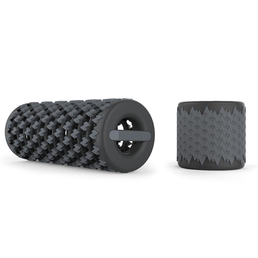 FlexiRoll™ Collapsible Deep-Tissue Foam Roller – Space-Saving Grid Trigger Point Roller for Athletic & Mobility Recovery