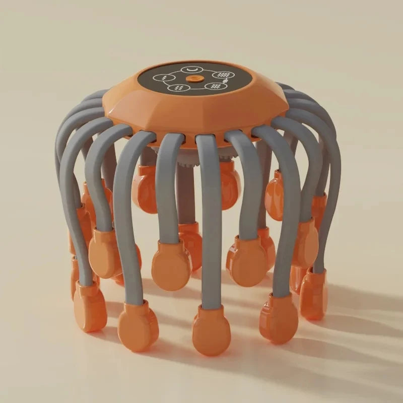NeuroCalm™ Multi-Point Scalp Massager – Electric Electric Head Stimulation Device with Stress & Tension Relief Nodes