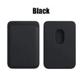 Snap-On Magnetic Leather Card Holder