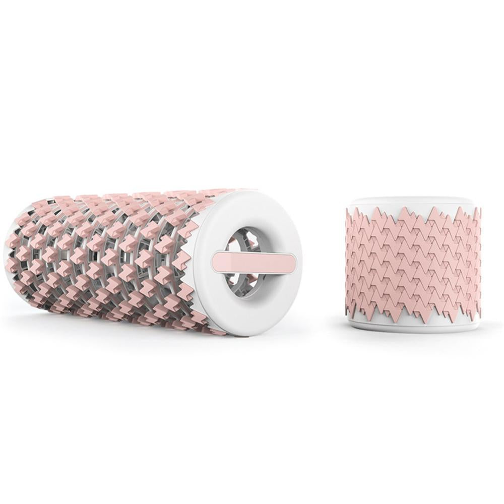 FlexiRoll™ Collapsible Deep-Tissue Foam Roller – Space-Saving Grid Trigger Point Roller for Athletic & Mobility Recovery