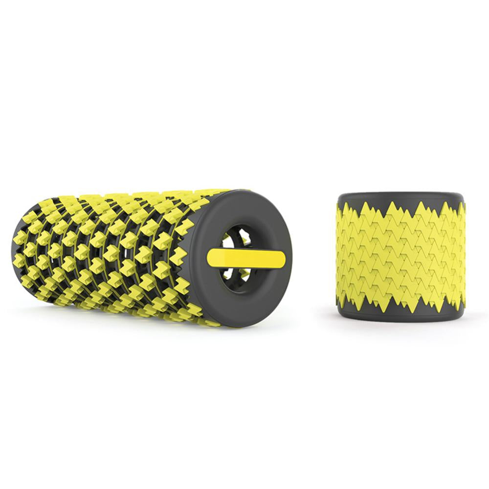 FlexiRoll™ Collapsible Deep-Tissue Foam Roller – Space-Saving Grid Trigger Point Roller for Athletic & Mobility Recovery